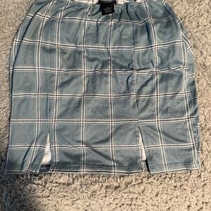 Rue 21 small plaid pencil skirt